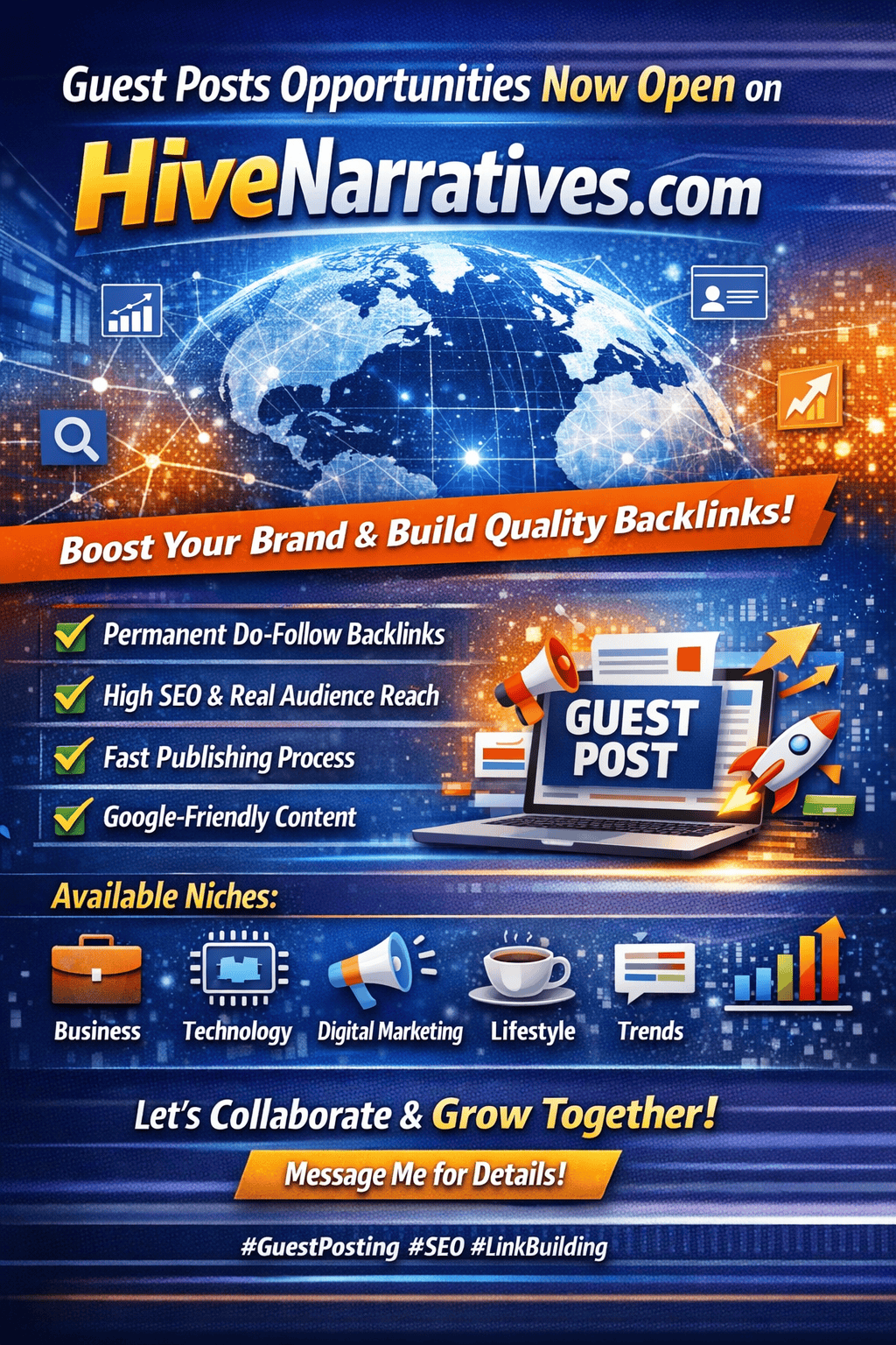 🚀 Guest Post Opportunities Now Open on HiveNarratives.com